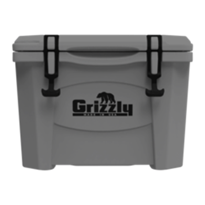 Grizzly 15 Qt. Grey Cooler