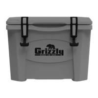 Grizzly 15 Qt. Grey Cooler
